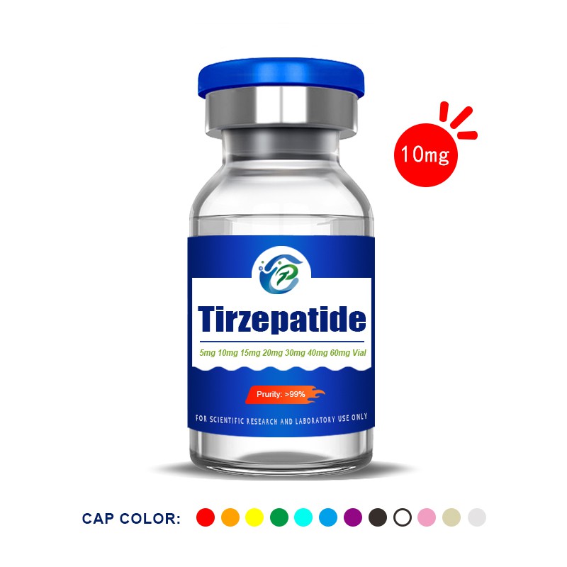 Tirzépatide 10mg 10 flacons de peptide poudre de coût du peptide